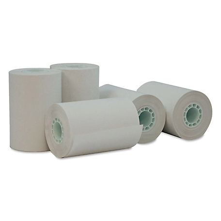 Universal Direct Thermal Printing Paper Rolls, 0.5 in. Core, 2.25 in. x 55 ft., White, 50 pk.