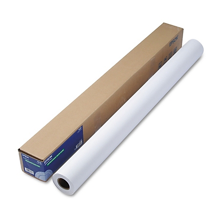 Epson Double Weight Matte Paper, 44 in. x 82 ft., Matte White