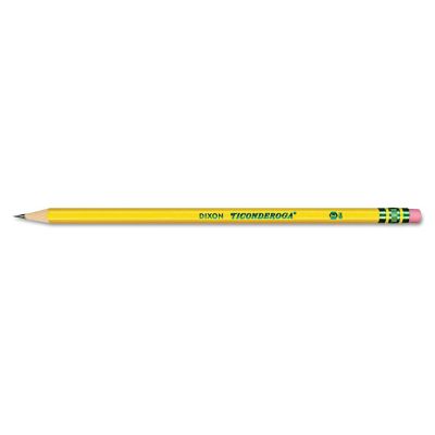 Ticonderoga Pre-Sharpened Pencils, Black Lead, Yellow Barrel, 30-Pack