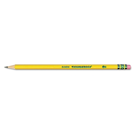 Ticonderoga Pre-Sharpened Pencils, Black Lead, Yellow Barrel, 30-Pack