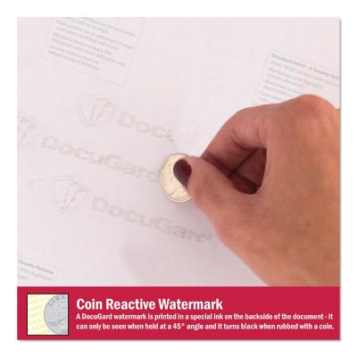 Image showing  Standard Medical Security Papers, 24 lb., 8.5 in. x 11 in., Blue