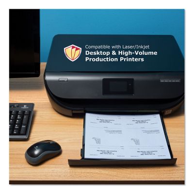 Image showing 7 th DocuGard Standard Medical Security Papers, 24 lb., 8.5 in. x 11 in., Blue