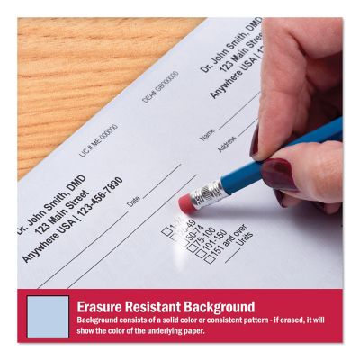 Image showing  Premier Medical Security Papers, 24 lb., 8.5 in. x 11 in., Blue