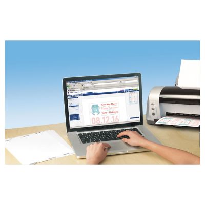 Image showing  Cardstock Postcards for Inkjet Printers, 4-1/4 in. x 5-1/2 in., Matte White, 200-Pack