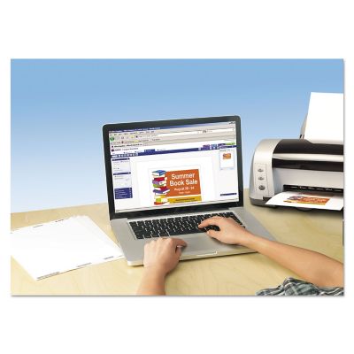 Image showing  Cardstock Postcards, White, 4 in. x 6 in., 100-Pack