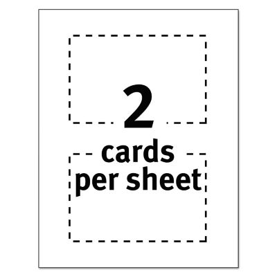 Image showing  Cardstock Postcards, White, 4 in. x 6 in., 100-Pack