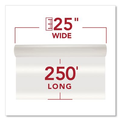 Image showing  Nap-Lam I Laminating Roll Film, 25 in. x 250 ft., Gloss Clear, 2-Pack