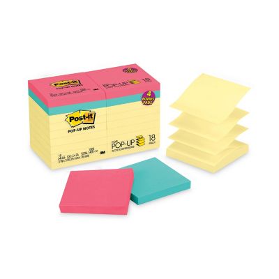 Image showing  Original Value Pack, 3 in. x 3 in., Canary/Cape Town, 100 Sheets, 18-Pack