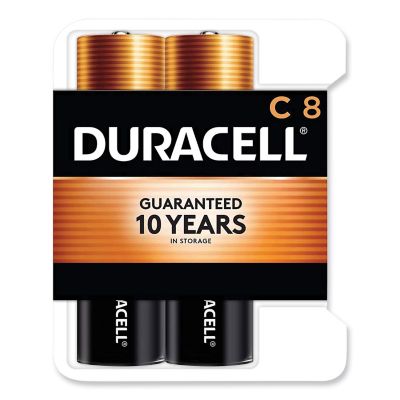 Duracell C Coppertop Alkaline Batteries, 8-Pack
