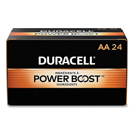 Duracell AA Coppertop Alkaline Batteries, 24-Pack