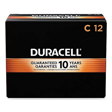 Duracell C Coppertop Alkaline Batteries, 12-Pack