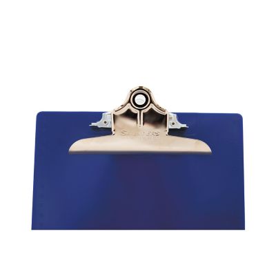 Image showing  Recycled Plastic Clipboard with Ruler Edge, 1 in. Clip Cap, 8-1/2 in. x 12 in., Blue