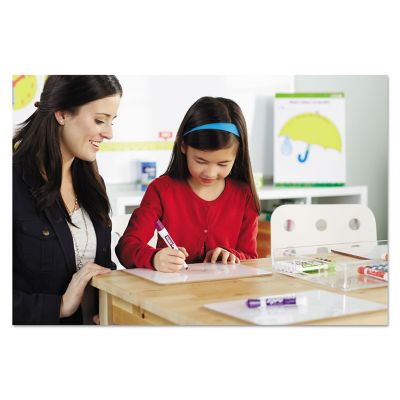 Image showing 5 th Expo Low-Odor Dry-Erase Markers, Broad Chisel Tip, Red, 12-Pack