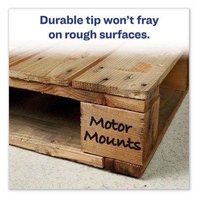 Image showing  Marks a Lot Extra-Large Desk-Style Permanent Marker, Extra-Broad Chisel Tip, Black