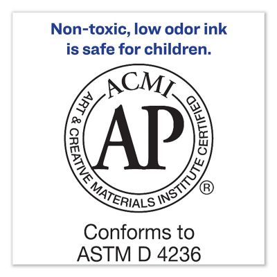 Image showing 7 th Avery Marks a Lot Extra-Large Desk-Style Permanent Marker, Extra-Broad Chisel Tip, Black