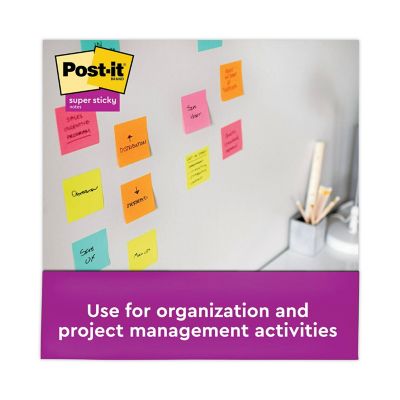 Image showing  Pop-Up Note Refill, Miami, 3 in. x 3 in., 90 Sheets, 10-Pack