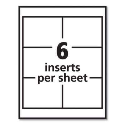 Image showing  Necklace-Style Badge Holder with Laser/Inkjet Insert, Top Load, 4 in. x 3 in., 100-Pack