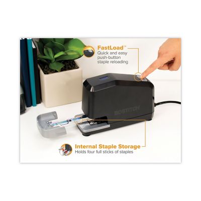 Image showing  B8 Impulse 45 Electric Stapler, 45-Sheet Capacity, Black
