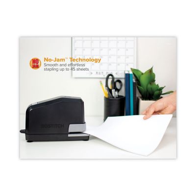 Image showing  B8 Impulse 45 Electric Stapler, 45-Sheet Capacity, Black