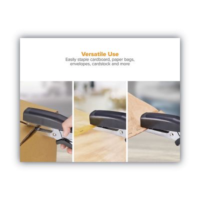 Image showing  B8 Xtreme-Duty Plier Stapler, 45-Sheet Capacity, 0.25-0.38 in. Staples, 2.5 in. Throat, Black/Charcoal Gray