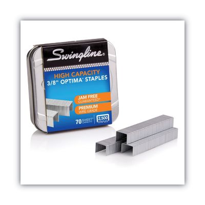 Image showing  Optima High-Capacity Staples, 0.38 in. x 0.5 in., Steel, 2,500-Pack