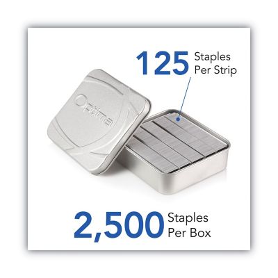 Image showing 5 th Swingline Optima High-Capacity Staples, 0.38 in. x 0.5 in., Steel, 2,500-Pack