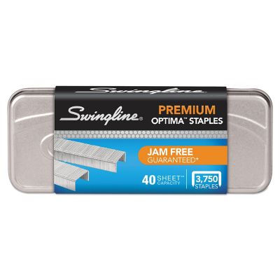 Swingline Optima Staples, 0.25 in. x 0.5 in., Steel, 3,750-Pack