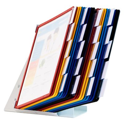 Image showing 6 th DURABLE VARIO Reference Desktop System, 20 Panels, Assorted Borders and Panels