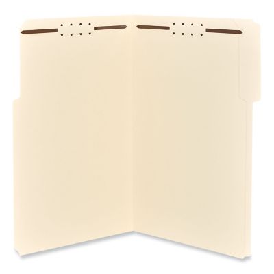 Universal Reinforced Top Tab Folders with 2 Fasteners, 1/3-Cut Tabs, Legal Size, Manila, 50-Pack