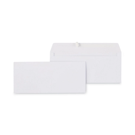 Universal Peel Seal Strip Business Envelopes, #10, Square Flap, Self-Adhesive Closure, 4.13 in. x 9.5 in., White, 500 pk.