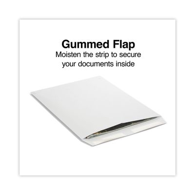 Image showing  Peel Seal Strip Catalog Envelopes, #10-1/2, Square Flap, Self-Adhesive Closure, 9 x 12in., White, 100-Pack