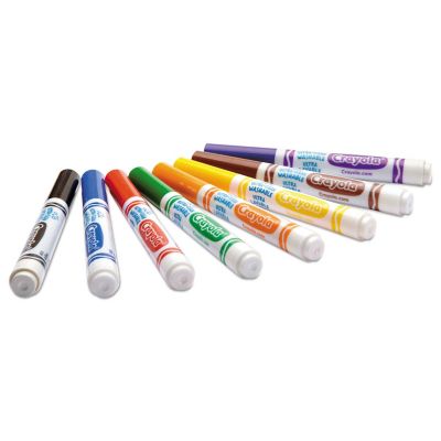 Image showing 5 th Crayola Ultra-Clean Washable Markers, Broad Bullet Tip, Classic Colors, 8-Pack