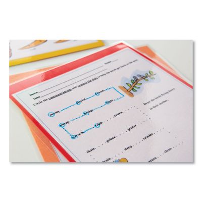 Image showing  Laminating Pouches, 3 Mil, 11.5 x 17.5in., Gloss Clear, 25-Pack