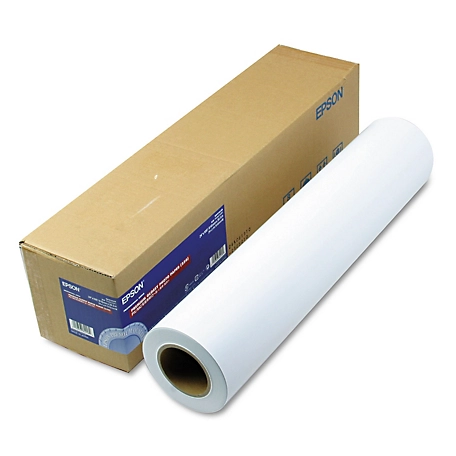 Epson Premium Glossy Photo Paper Roll, 24 in. x 100 ft., Glossy White