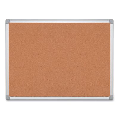 MasterVision Earth Cork Board, Aluminum Frame, 2 ft. x 3 ft.