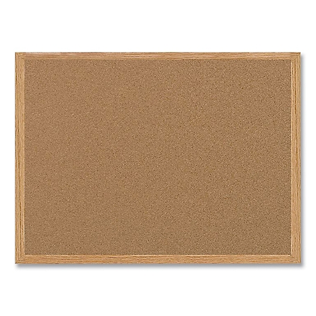 MasterVision Earth Cork Board, Wood Frame, 48 in. x 72 in.