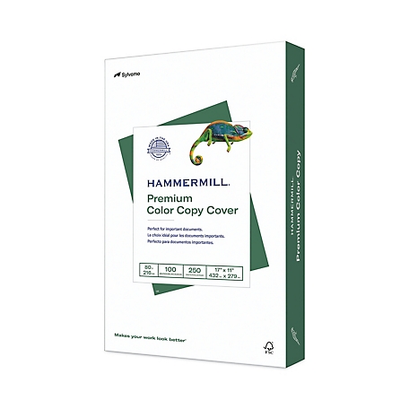 Hammermill Premium Color Copy Cover, 100 Brightness, 80 lb., 17 in. x 11 in.