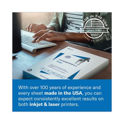 Image showing 6 th Hammermill Premium Color Copy Cover, 100 Brightness, 80 lb., 8.5 in. x 11 in.