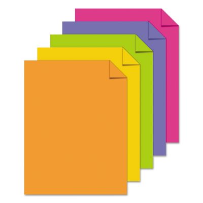 Image showing  Color Paper Assortment, 24 lb., 8.5 in. x 11 in., Assorted, 500-Pack