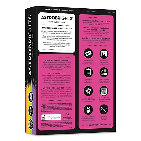 ASTROBRIGHTS Color Paper, 24 lb., 8.5 in. x 11 in., Yellow, 500 pk. at  Tractor Supply Co.