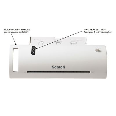 Image showing 6 th Scotch Thermal Laminator Value Pack, 9 in. W Max Document, 5 Mil Max Document Thickness