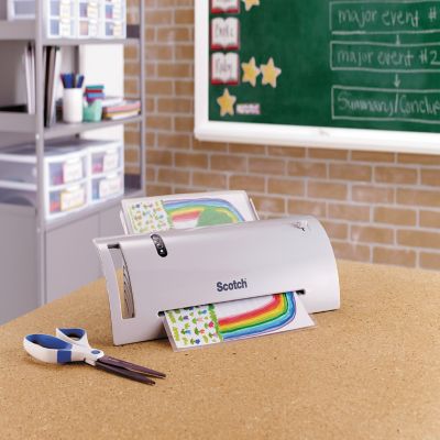 Image showing 9 th Scotch Thermal Laminator Value Pack, 9 in. W Max Document, 5 Mil Max Document Thickness