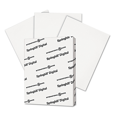 Springhill Digital Index Card Stock, 92 Brightness, 90 lb., 8.5 in. x 11 in.,  White at Tractor Supply Co.