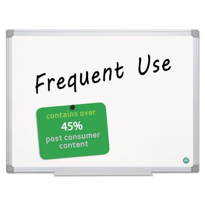 Image showing 1 th MasterVision Earth Gold Ultra Magnetic Dry Erase Boards, White, Aluminum Frame, 4 ft. x 6 ft.