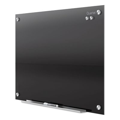 Image showing  Infinity Glass Magnetic Marker Board, 72 in. x 48 in., Black