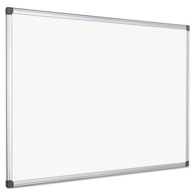 Image showing  Value Lacquered Steel Magnetic Dry Erase Board, White, Aluminum Frame, 72 in.