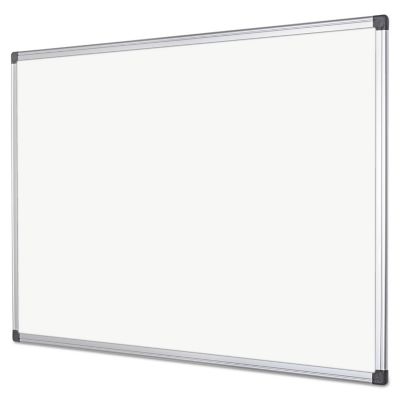 Image showing  Value Lacquered Steel Magnetic Dry Erase Board, White, Aluminum Frame, 72 in.