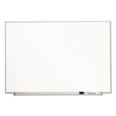 Quartet Matrix Magnetic Board, Painted Steel, 48 in. x 31 in., White, Aluminum Frame