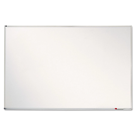 Quartet Porcelain Magnetic White Board, Aluminum Frame, 72 in. x 48 in.