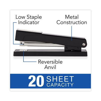 Image showing  Light-Duty Full Strip Standard Stapler, Black